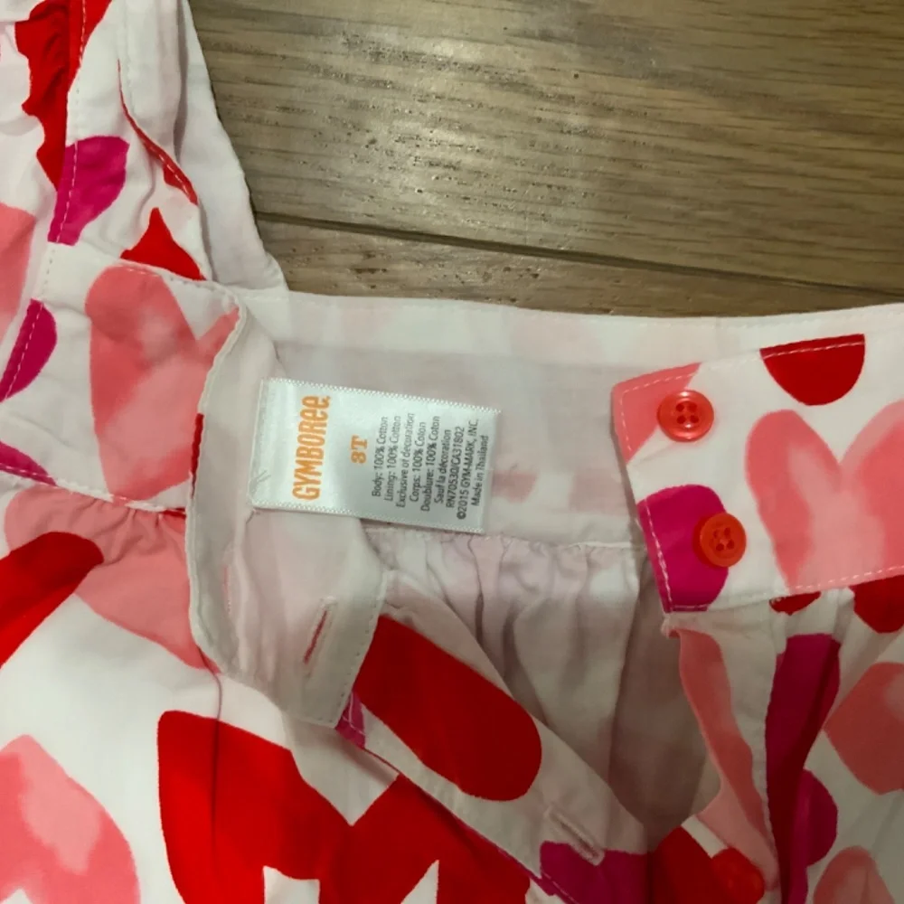 Pink & Red Heart Dress